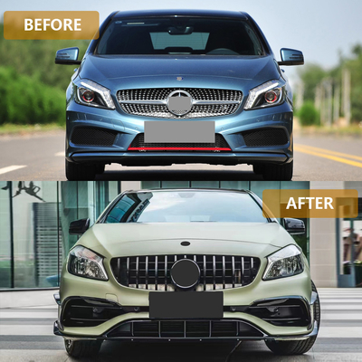 Moderne Luxus-Design-Stil für BENZ A-Klasse Body Kit Versorgung A45 AMG Gitter Hinterstoßfänger