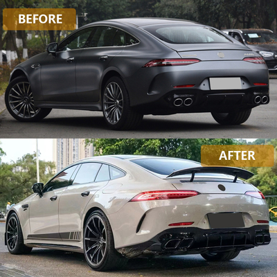 Benutzerdefiniertes Logo akzeptiert AMG GT C190 W290-GT63 Hinterlippen-Ausläuferanlage Modifikation für Benz