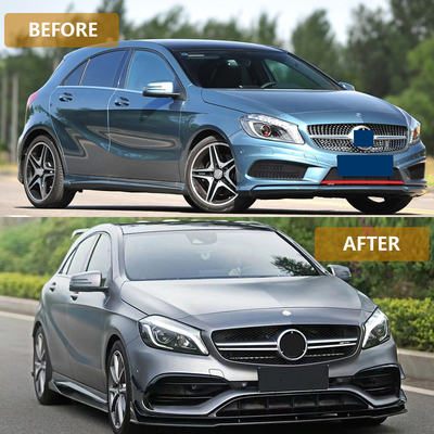 Holen Sie sich das A45 Frontbumper Grill Upgrade für Mercedes Benz A Klasse W176 Body Kit 13-18