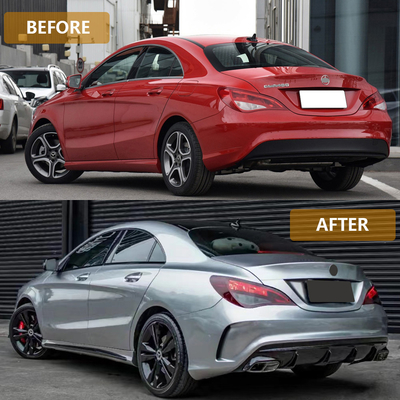 Auto-Seitenröcke für Mercedes Benz CLA W117 Modifiziert auf C63 AMG Style 2013-2019 OEM Ja