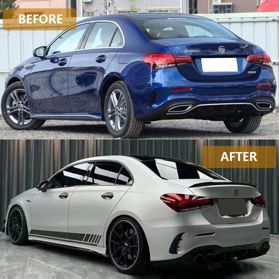 Mercedes-Benz W177 A45 AMG 19-24 Serie Fahrzeug Gesichtslift Hinterkörper Upgrade-Kit Zubehör