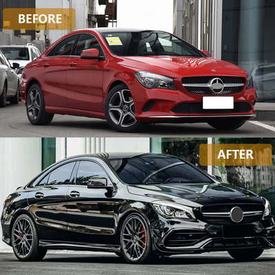 Fahrzeugkarosserie-Kits für Mercedes-Benz CLA W117 2013-2019 Vorderbumpergitter im AMG45-Stil