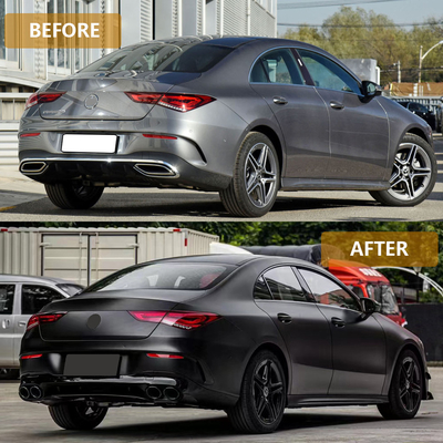 Mercedes Benz CLA W118 Hinterbumper und Diffusor Lippe mit Kehlsauspuff Andere Körperteile