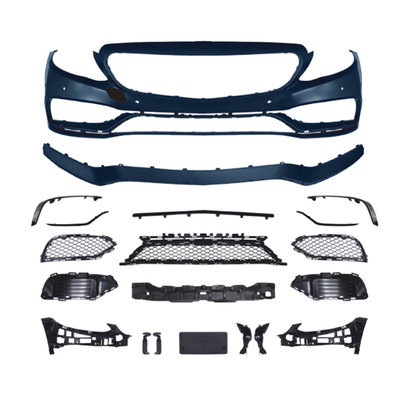 angepasster C63 AMG-Style Frontbumper-Gitter für Mercedes Benz C-Klasse W205 2015-2018
