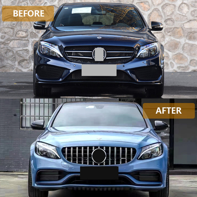 Mercedes Benz C-Klasse W205 bis C63 AMG mit modernem Luxus-Vorderstoßfänger