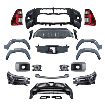 Auto mit 2021 HILUX ROCCO Typ Body Kit im Business/Luxus Design Stil