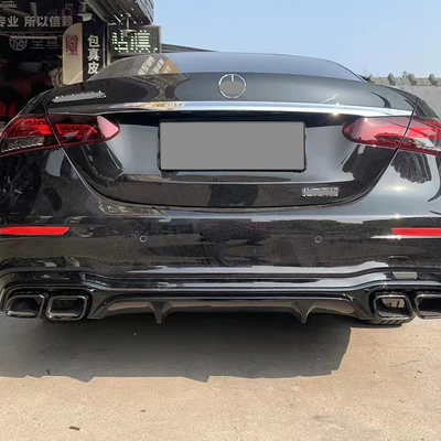 Rohr aus Edelstahl Silber oder Schwarz für BENZ E63 Style W213