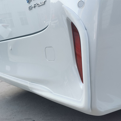 Geometrische Gestaltung Stil Edelstahl Hinternebellicht Abdeckung für 2024 Toyota Alphard