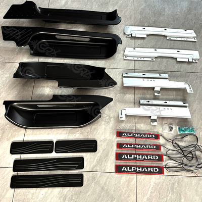 2024 Toyota Alphard Türschwelle in Aluminiumlegierung mit Oxidationsverfahren und Pedal