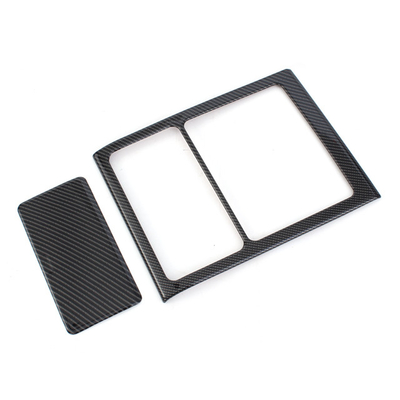 Toyota Tacoma 2024 2025 Auto Innenraum ABS Kohlenstofffaser Schwarz Kopflicht Schalterknopf Abdeckung Trim 1pcs