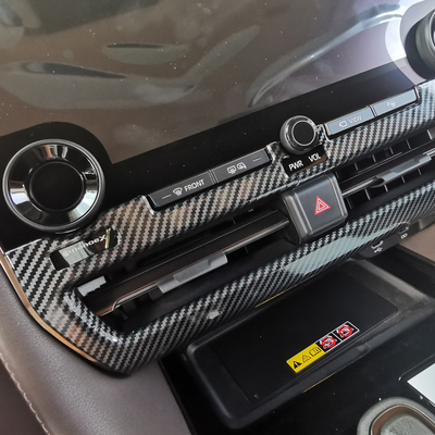 Toyota Alphard Vellfire 2024 Carbon Auto AC Klimaanlage Schalter Anpassung Dekorationsdeckel Trim