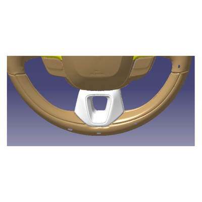 Geometrisches Design Kohlenstofffaser ABS Lenkrad für Toyota 2024 Alphard Vellfire Crown