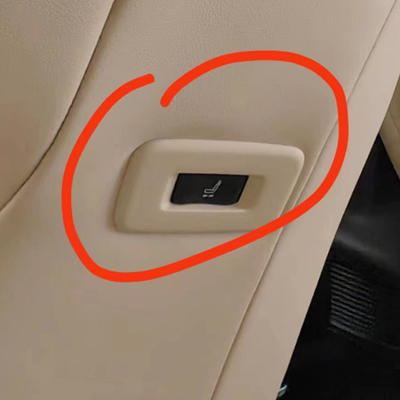 2024 Toyota Alphard Vellfire Mittlere Sitzreihe Seitenknopf Dekoration in Weiß/Schwarz/Tan