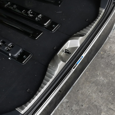 ABS Innenrückschutzplatte für Toyota Alphard Vellfire 2024 Carbon Stretch