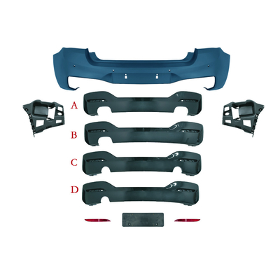 Benutzerdefiniertes Logo Akzeptiertes Autokit für BMW 1er F20 15-18 MT Stil Upgrade Hinterkörper-Kit