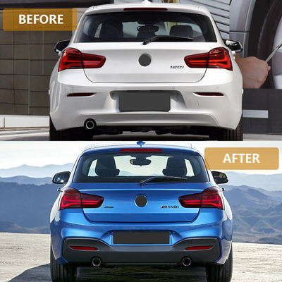 Benutzerdefiniertes Logo Akzeptiertes Autokit für BMW 1er F20 15-18 MT Stil Upgrade Hinterkörper-Kit