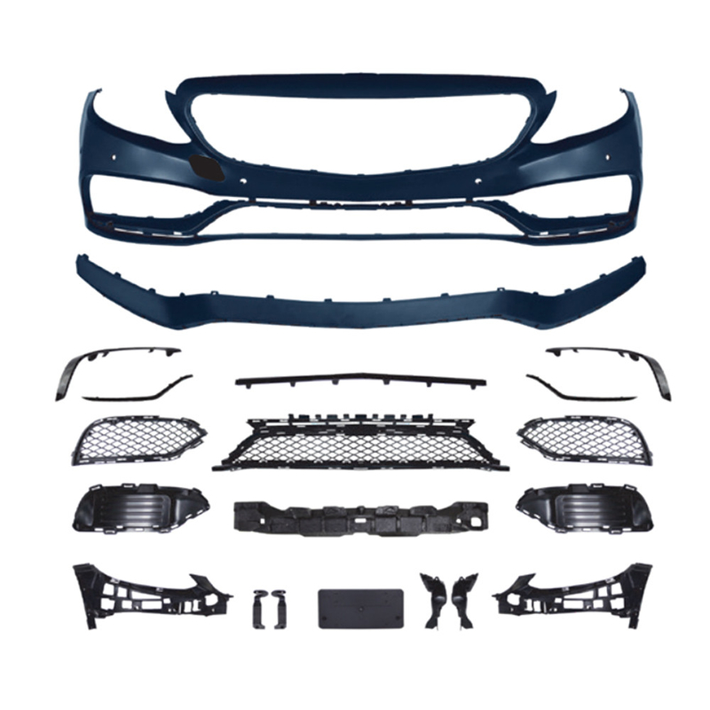 angepasster C63 AMG-Style Frontbumper-Gitter für Mercedes Benz C-Klasse W205 2015-2018