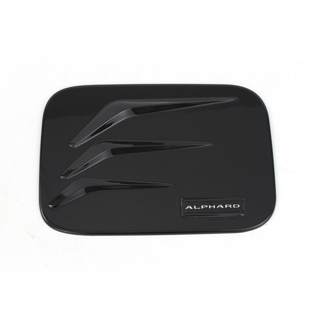 2024 Toyota Alphard Kohlenstofffaser Chrom Treibstoffbehälter Trim Cover Außenzubehör OEM