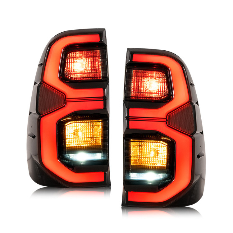 100% getestet 2020- Hilux Rückleuchten Modifizierte Flash LED Rückleuchten für Hilux Rocco