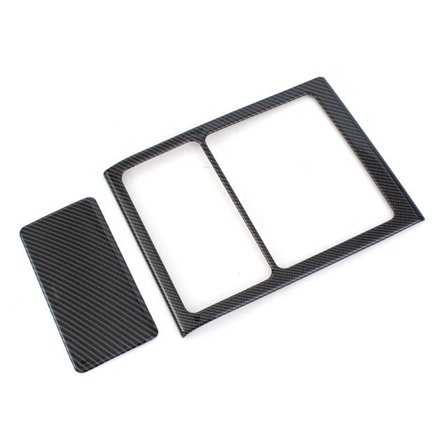 Toyota Tacoma 2024 2025 Auto Innenraum ABS Kohlenstofffaser Schwarz Kopflicht Schalterknopf Abdeckung Trim 1pcs