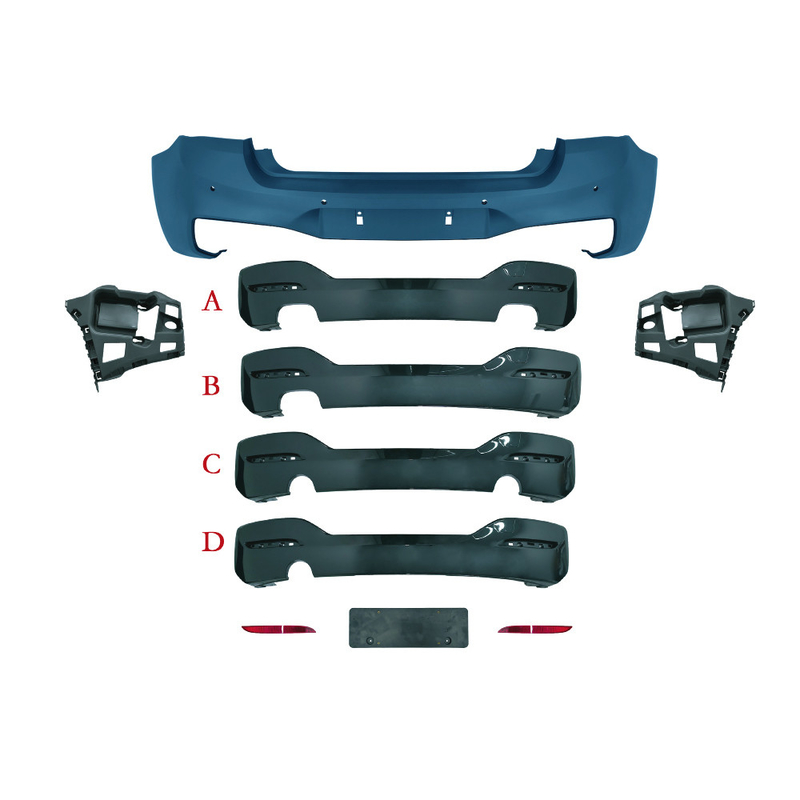 Benutzerdefiniertes Logo Akzeptiertes Autokit für BMW 1er F20 15-18 MT Stil Upgrade Hinterkörper-Kit